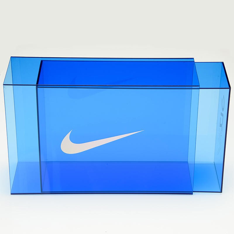 Boîte à chaussures personnalisée en acrylique transparent
