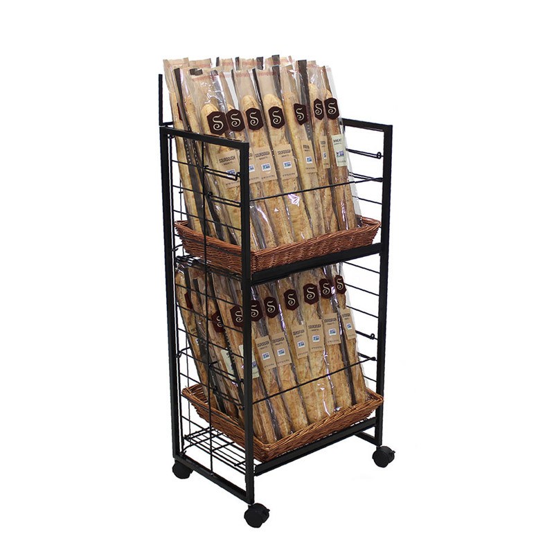  Four shelves bread display rack  