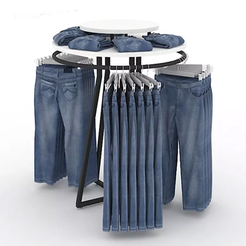 Modern jeans rack display