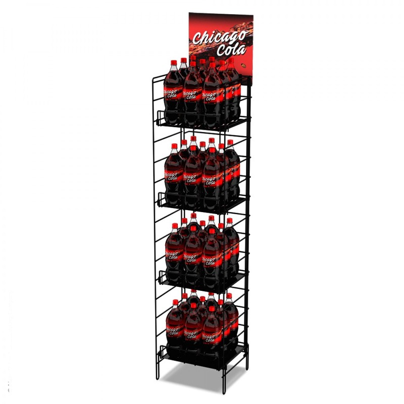 Présentoir de coca cola commercial multi-couches