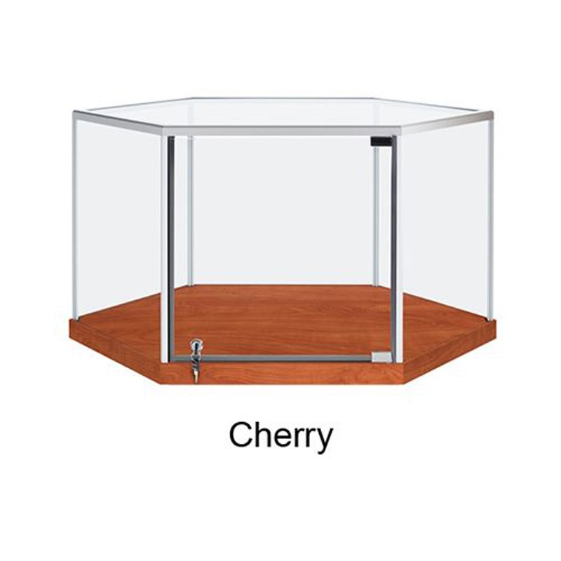 Factory supply table top glass display case