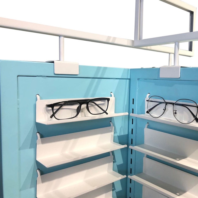 Fashion eyeglass display shelf