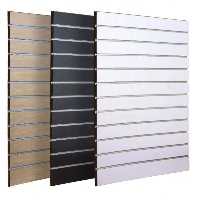 Wooden slatwall display panels