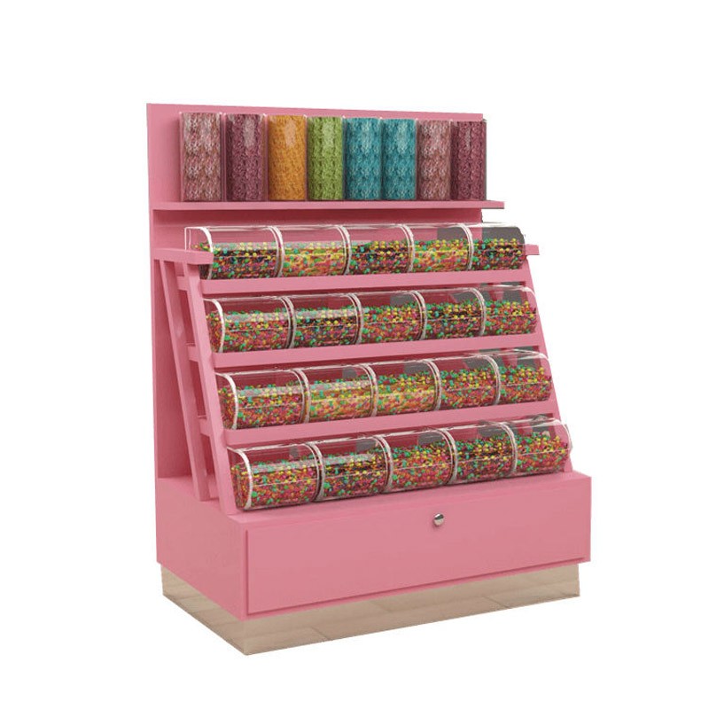 Modern candy counter display rack