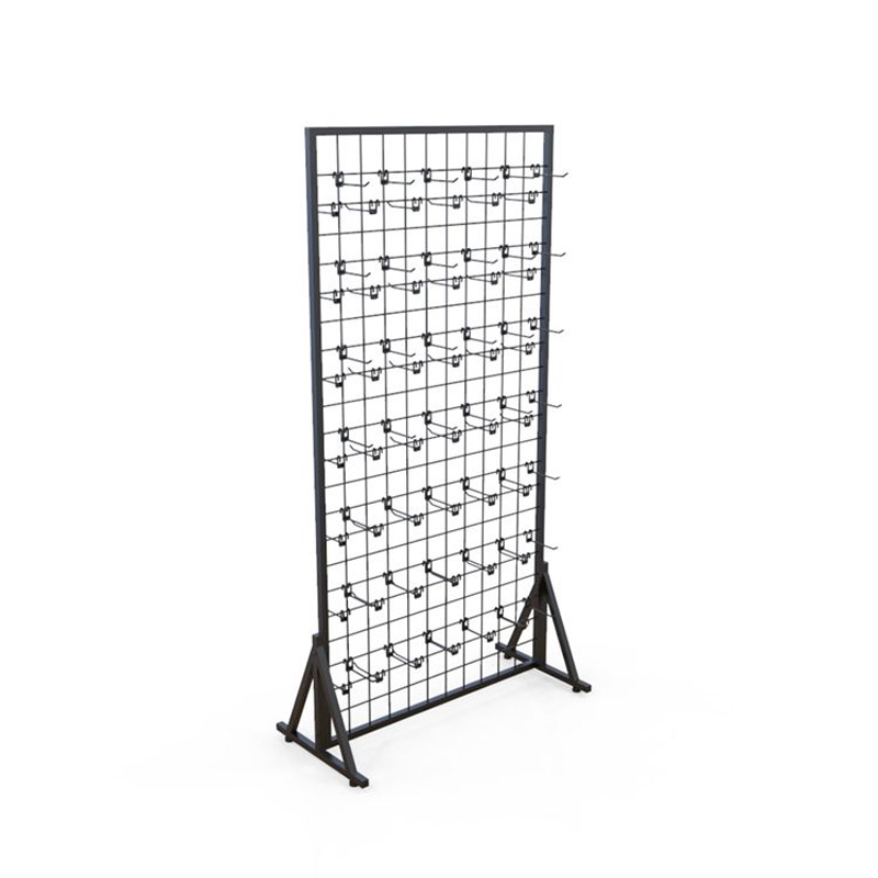 Grid wall hanging display rack