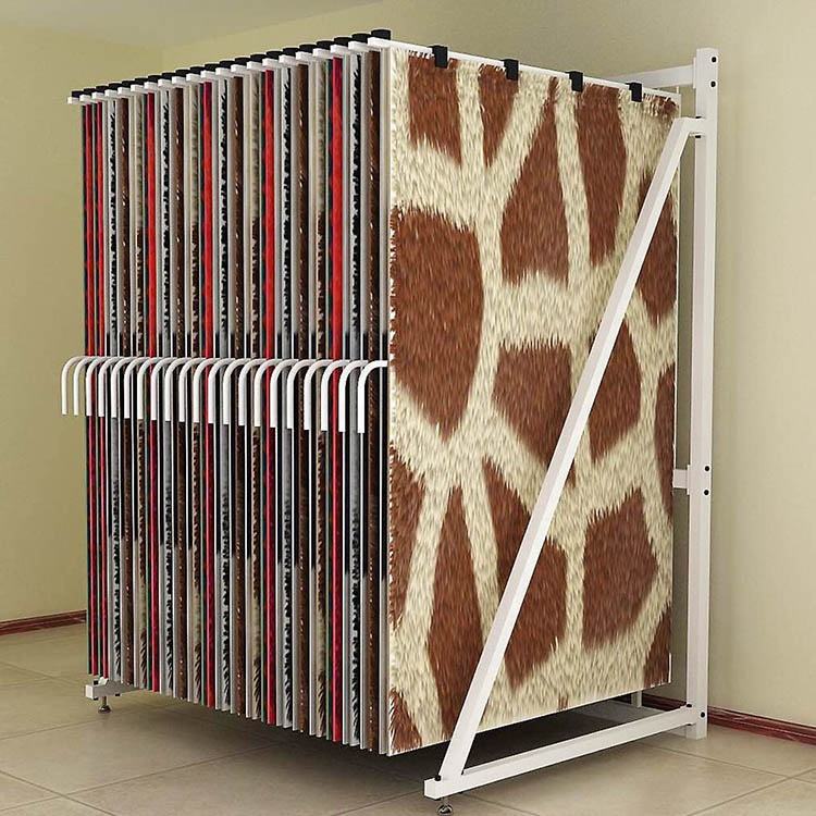  Floor standing carpet display rack