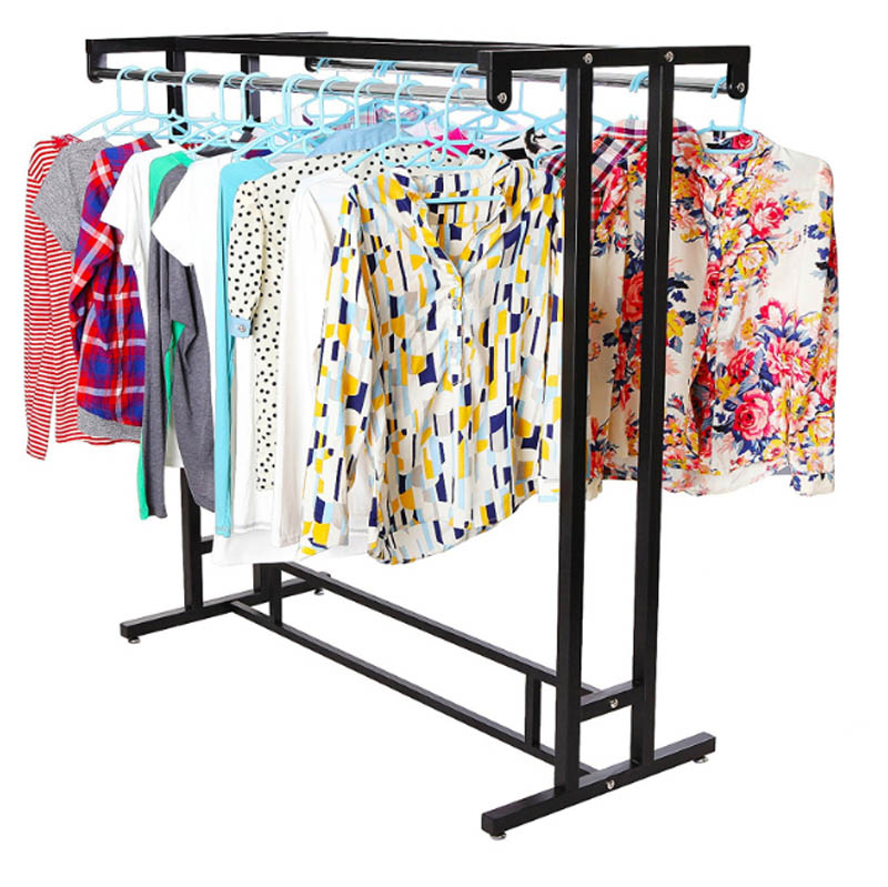 Factory supply clothing display rails