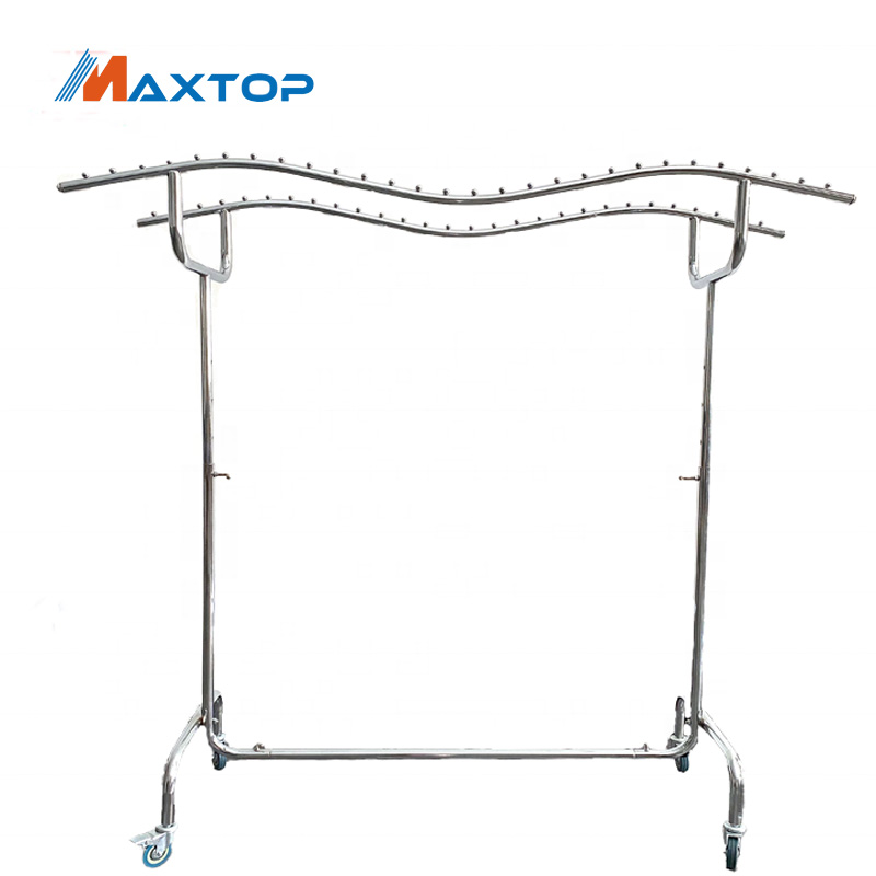 Free standing clothing display stand